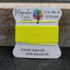 Retro Fluorescent Yellow Griffin Silk Cord – Hand-Dyed Thread for Knotting, Jewelry Making, Pendant Stringing