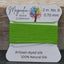 Botanical Green Griffin Silk Cord – Hand‑Dyed Thread for Knotting, Jewelry Making, Pendant Stringing