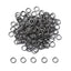 200 pcs gunmetal plated split rings 6mm