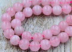 TWO STRANDS 8mm Rose Quartz