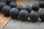 Matte Soft Black Onyx, 4mm, 6mm, 8mm, 10mm, 12mm Frosted Black Gray Onyx Round Beads in Opaque Finish -15.5 inch strand