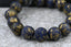 Blue Gold Frosted Wood, 14mm