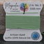 Pistachio Green – Hand-Dyed GRIFFIN Silk Cord for Knotting, Jewelry Making, Pendant Stringing