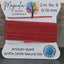 Rust Red Griffin Silk Cord – Hand‑Dyed Deep Rust Brick‑Red Silk Cord