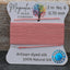 Dusty Peach– Hand-Dyed Griffin Silk Cord Thread for Knotting, Jewelry Making, Pendant Stringing - Hand-Dyed Silk Cord - Muted Peach Cord