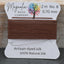 Chocolate Brown – Griffin Silk Cord – Hand-Dyed Thread for Knotting, Jewelry Making, Pendant Stringing