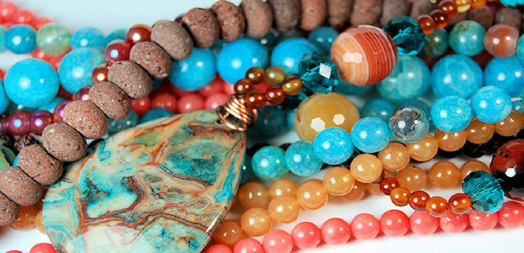 Gemstone Beads in rich colors