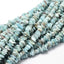 Dominican Larimar Beads Chips Nuggets, 15 inch Strand Size 5~14x4~10mm