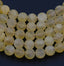 Matte Citrine Beads, Round 6mm 8mm 10mm