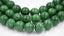 TWO Strands, Green Jade, 4mm, 6mm, 8mm, 10mm, 12mm Jade Round Beads in Opaque Finish -Full Strand