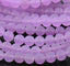 8mm Matte Purple Jade Round Beads -15 inch strand