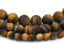 Matte Tiger Eye Beads 4mm 6mm 8mm 10mm -15 inch strand