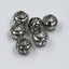 Antique Silver Tibetan Style Rondelle Circle Bubble Spacer Beads -50