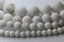 Matte White Magnesite 4mm, 6mm, 8mm, 10mm, 12mm
