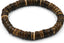 Coconut Stretch Bracelets, Coconut Brown Rondelle