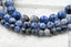 Natural Blue Spot Jasper Beads 15.5" strand Genuine 4mm 6mm 8mm 10mm
