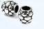 Large Hole Beads, 304 Stainless Steel Spacer Beads, 1pc Chunky Oval Spot Antique Silver, 12x12.5mm