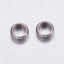 304 Stainless Steel Beads, TSpacer Rondelle, Stainless Steel Color, 4x1.5mm, 50pc