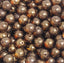 Czech Glass 8mm Luminous Brown Round Druk Beads -25 Czech Beads