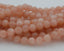 Natural Sunstone Beads Strands, Round, 6mm -15.5 strand