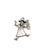 Graduation Girl Silver Pewter Charm -1