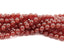 Carnelian Beads 4mm, 6mm, 8mm, 10mm, 12mm AA Quality -15 inch strand