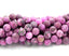 Matte Chariote Purple Beads, 10mm round beads -15 inch strand