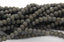 4mm Matte Pyrite Round Frosted Pyrite Beads -15.5