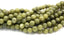 10mm Olive Taiwan Jade Round -15 inch strand