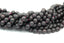 Matte Garnet Beads, 8mm Frosted Dark Garnet beads -15.5 inch strand