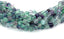 Fluorite -8mm Rainbow Fluorite Round (AB grade) Beads- 15.5 inch strand
