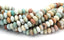 6x10mm Amazonite Matte Rondelle Beads -15.5 inch strand