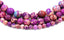Red Violet Impression Jasper 4mm, 6mm, 8mm, 10mm, 12mm Round Beads -15 strand