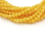 6mm Jade Yellow Smooth - 16 inch strand