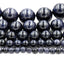 Blue Goldstone Beads 4mm 6mm 8mm 10mm 12mm, Full 15.5" Strand, Blue Sandstone