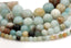 Amazonite 4mm, 6mm, 8mm, 10mm, 12mm Round Beads -15.5 inch strand