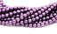 Czech Glass 6mm Round Saturated Metallic Tawny Port Purple Druk Beads -50 Czech Beads