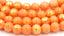 Antique Tangerine Gold Dust Jade 6mm, 8mm, 10mm, 12mm Round Beads -15.5 inch strand