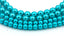 Czech Glass Pearl Coated Palm Coast Teal Beads 4mm, 6mm, 8mm