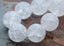 8mm White Ice Crystal Quartz Round Beads -15 inch strand