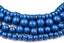 Blueberry Blue Beads 6mm 8mm 10mm Wood beads -16 inch strand