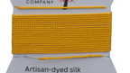 Sunlit Ochre – Griffin Silk Cord – Hand-Dyed Thread for Knotting, Jewelry Making, Pendant Stringing
