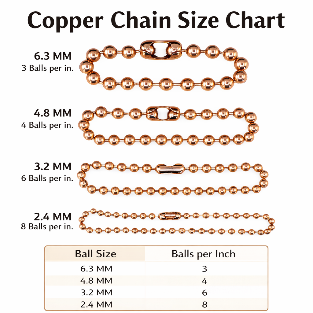 100% Pure Copper Chain Anklet • USA‑Made • Healing Copper Jewelry