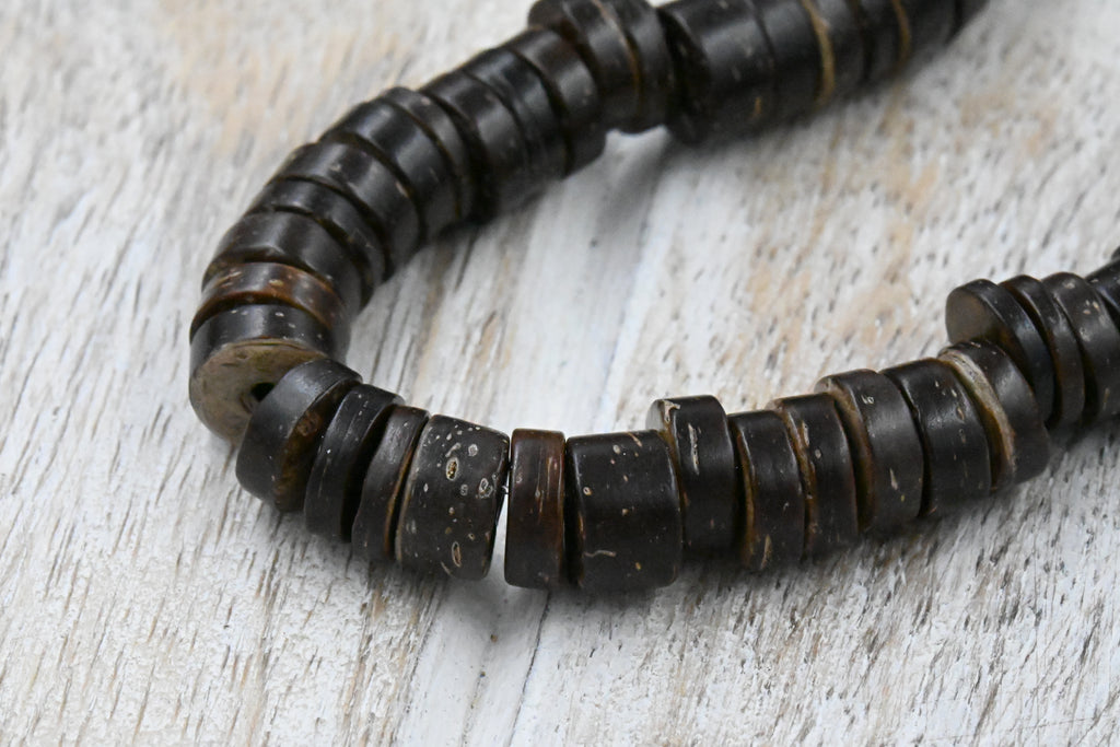 Coconut Shell Rondelle