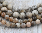 Feldspar 4mm, 6mm, 8mm, 10mm, 12mm Round Beads -15 inch strand