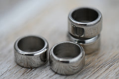 Stainless Steel Beads, Large Hole Beads, Column, Stainless Steel Color, 11x6mm