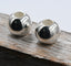 Stainless Steel Beads, Round, Silver Color Plated, 8x6.5mm 20pc