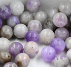 TWO STRANDS  Light Amethyst 8mm Round