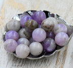 TWO STRANDS  Light Amethyst 8mm Round