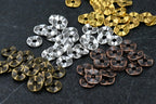 Wavy Spacer beads, Flat Disk Antique Bronze, Antique Copper or Silver